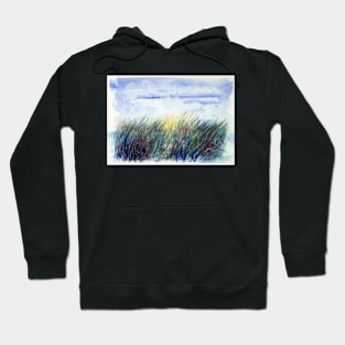 Sunset Reeds - Watercolour Hoodie